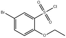 5-BROMO-2-ETHOXY-BENZENESULFONYL CHLORIDE Struktur