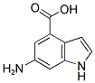 6-AMINO-4-INDOLE CARBOXYLIC ACID Struktur