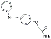 2-(4-((PHENYLIMINO)METHYL)PHENOXY)ACETAMIDE Struktur