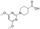 1-(4,6-DIMETHOXYPYRIMIDIN-2-YL)PIPERIDINE-4-CARBOXYLIC ACID Struktur