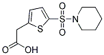 [5-(PIPERIDINE-1-SULFONYL)-THIOPHEN-2-YL]-ACETIC ACID Struktur