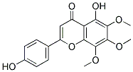 5,4'-DIHYDROXY-6,7,8-TRIMETHOXYFLAVONE Struktur