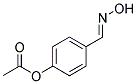 4-ACETOXYBENZALDEHYDE OXIME Struktur