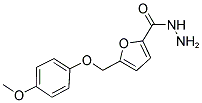 5-(4-METHOXY-PHENOXYMETHYL)-FURAN-2-CARBOXYLIC ACID HYDRAZIDE Struktur