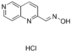 2-AZA-1-(1,6-NAPHTHYRIDIN-2-YL)-3-OXAPROP-1-ENE, HYDROCHLORIDE Struktur