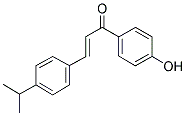 1-(4-HYDROXYPHENYL)-3-(4-ISOPROPYLPHENYL)-2-PROPEN-1-ONE Struktur