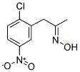 (2-CHLORO-5-NITROPHENYL)ACETONE OXIME Struktur