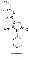 5-AMINO-4-BENZOTHIAZOL-2-YL-1-(4-TERT-BUTYL-PHENYL)-1,3-DIHYDRO-PYRROL-2-ONE Struktur