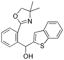 1-BENZOTHIEN-2-YL[2-(4,4-DIMETHYL-4,5-DIHYDRO-1,3-OXAZOL-2-YL)PHENYL]METHANOL Struktur