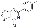 4-CHLORO-2-(4-METHYLPHENYL)THIENO[3,2-D]PYRIMIDINE Struktur