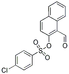 1-FORMYL-2-NAPHTHYL 4-CHLOROBENZENESULFONATE Struktur