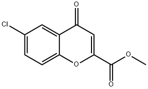 METHYL 6-CHLORO-4-OXO-4H-CHROMENE-2-CARBOXYLATE, 27455-31-8, 結(jié)構(gòu)式