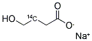 4-HYDROXYBUTYRIC ACID, SODIUM SALT, BETA-, [1-14C] Struktur