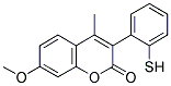 7-METHOXY-4-METHYL-3-(2-THIOPHENYL)COUMARIN Struktur