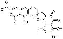 BETA-RUBROMYCIN Struktur