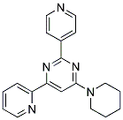 4-PIPERIDIN-1-YL-6-PYRIDIN-2-YL-2-PYRIDIN-4-YLPYRIMIDINE Struktur