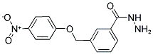 3-(4-NITRO-PHENOXYMETHYL)-BENZOIC ACID HYDRAZIDE Struktur