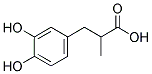 2-METHYL-3-(3,4-DIHYDROXYPHENYL)PROPANOIC ACID Struktur