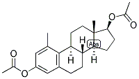 1,3,5(10)-ESTRATRIEN-1-METHYL-3,17-DIOL DIACETATE Struktur