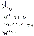 3-TERT-BUTOXYCARBONYLAMINO-3-(2-CHLORO-PYRIDIN-3-YL)-PROPIONIC ACID Struktur