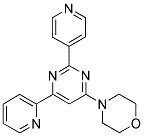 4-(6-PYRIDIN-2-YL-2-PYRIDIN-4-YLPYRIMIDIN-4-YL)MORPHOLINE Struktur