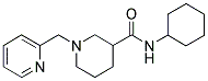 N-CYCLOHEXYL-1-(2-PYRIDINYLMETHYL)PIPERIDINE-3-CARBOXAMIDE Struktur