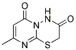 8-METHYL-2H,6H-PYRIMIDO[2,1-B][1,3,4]THIADIAZINE-3,6(4H)-DIONE Struktur