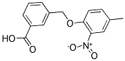 3-(4-METHYL-2-NITRO-PHENOXYMETHYL)-BENZOIC ACID Struktur