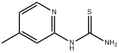 (3-METHYL-PYRIDIN-2-YL)-THIOUREA Struktur