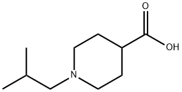 1-ISOBUTYLPIPERIDINE-4-CARBOXYLIC ACID Struktur