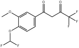 1-(4-DIFLUOROMETHOXY-3-METHOXY-PHENYL)-4,4,4-TRIFLUORO-BUTANE-1,3-DIONE price.