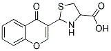 2-(4-OXO-4H-CHROMEN-3-YL)-THIAZOLIDINE-4-CARBOXYLIC ACID Struktur