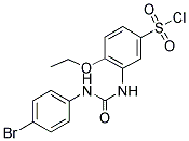 3-[3-(4-BROMO-PHENYL)-UREIDO]-4-ETHOXY-BENZENESULFONYL CHLORIDE Struktur