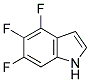 4,5,6-TRIFLUOROINDOLE Struktur