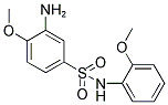 3-AMINO-4-METHOXY-N-(2-METHOXY-PHENYL)-BENZENESULFONAMIDE Struktur