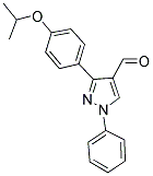 3-(4-ISOPROPOXYPHENYL)-1-PHENYL-1H-PYRAZOLE-4-CARBALDEHYDE Struktur