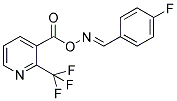 2-AZA-3-(4-FLUOROPHENYL)-1-OXA-1-[2-(TRIFLUOROMETHYL)PYRIDIN-3-YLCARBONYL]PROP-2-ENE Struktur