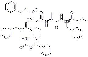 Z-ARG(Z)2-ALA-PHE-OET Struktur