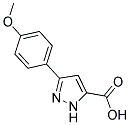 3-(4-METHOXYPHENYL)-1H-PYRAZOLE-5-CARBOXYLIC ACID Struktur