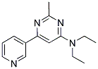 N,N-DIETHYL-2-METHYL-6-PYRIDIN-3-YLPYRIMIDIN-4-AMINE Struktur