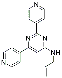 N-ALLYL-2,6-DIPYRIDIN-4-YLPYRIMIDIN-4-AMINE Struktur