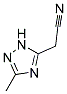 (3-METHYL-1H-1,2,4-TRIAZOL-5-YL)METHYL CYANIDE Struktur