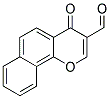 4-OXO-4H-BENZO[H]CHROMENE-3-CARBALDEHYDE Struktur