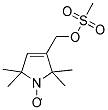 1-OXYL-2,2,5,5-TETRAMETHYL-3-(METHANESULFONYLOXYMETHYL)PYRROLINE Struktur