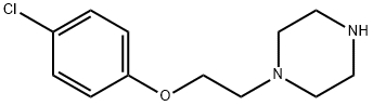 1-[2-(4-CHLORO-PHENOXY)-ETHYL]-PIPERAZINE Struktur