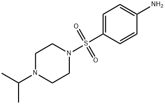 4-(4-ISO-PROPYL-PIPERAZINE-1-SULFONYL)-ANILINE Struktur