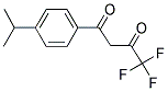 4,4,4-TRIFLUORO-1-(4-ISOPROPYL-PHENYL)-BUTANE-1,3-DIONE Struktur