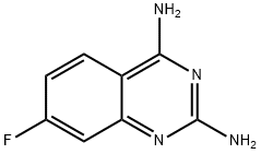 2,4-DIAMINO-7-FLUOROQUINAZOLINE Struktur