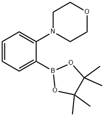 2-(MORPHOLINO)PHENYLBORONIC ACID PINACOLATE Struktur