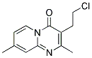 3-(2-CHLOROETHYL)-2,8-DIMETHYL-4H-PYRIDO[1,2-A]PYRIMIDIN-4-ONE Struktur